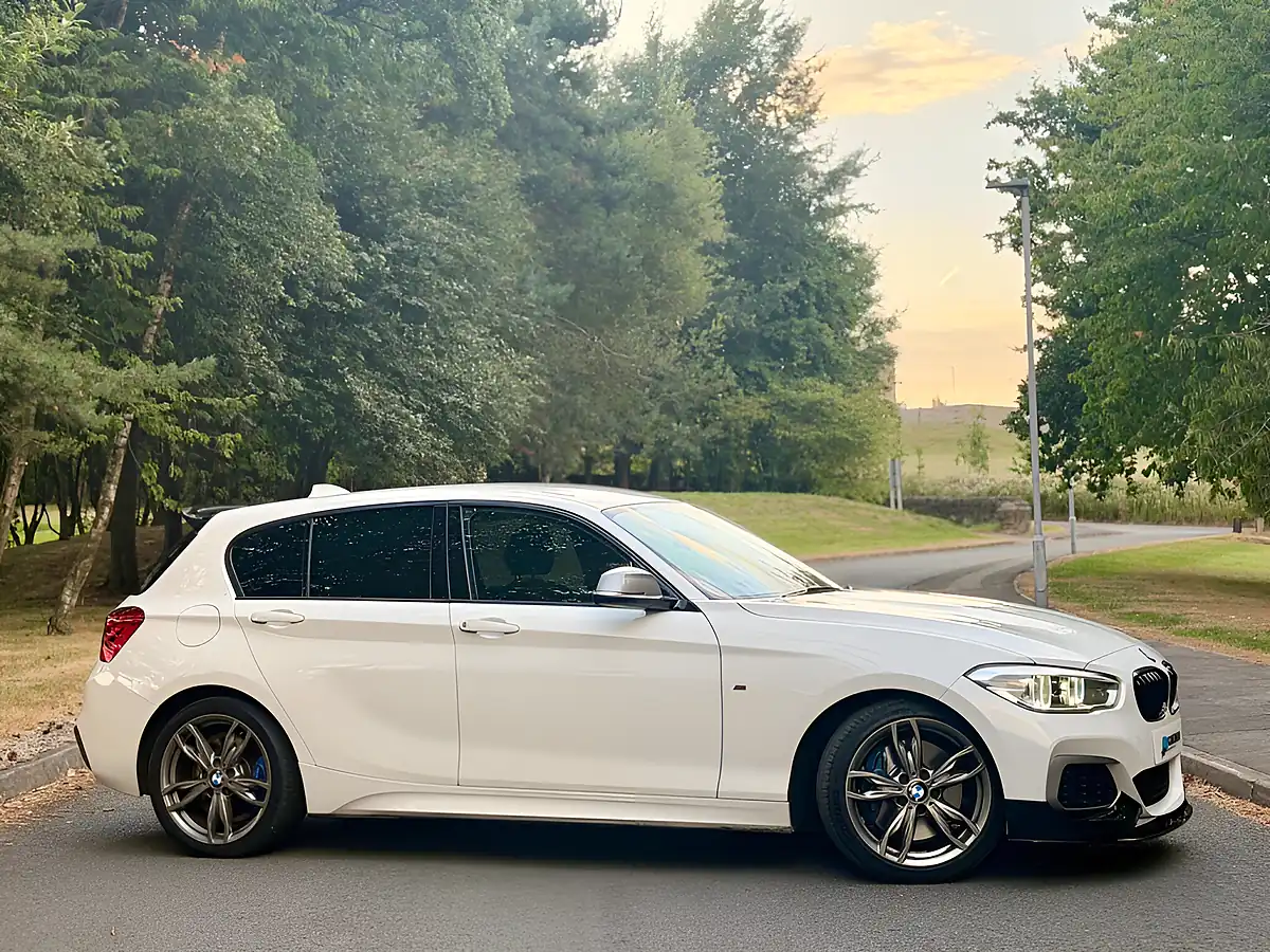 Used 2015 BMW 1 Series M Performance Alpine White - Front View