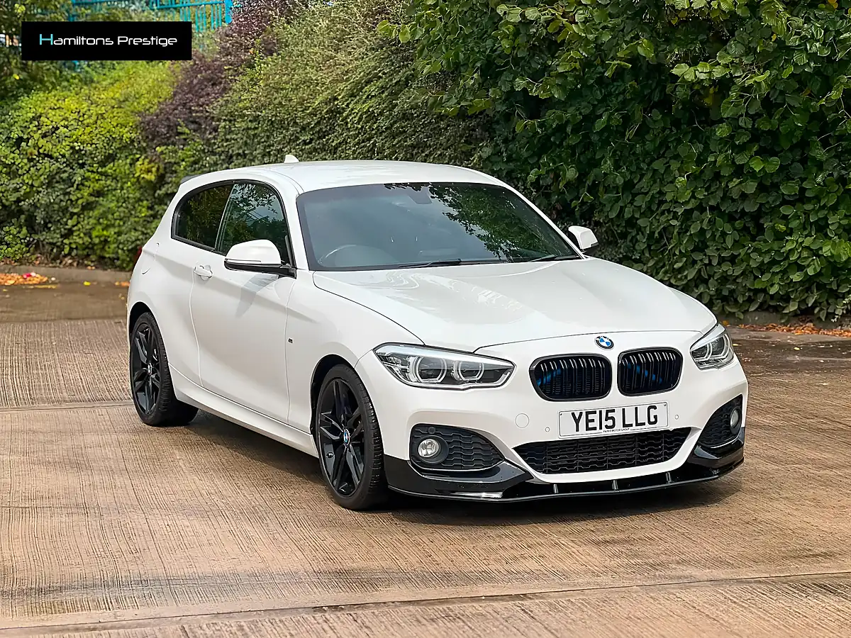 Used 2015 BMW 1 Series M Sport Alpine White - Front View