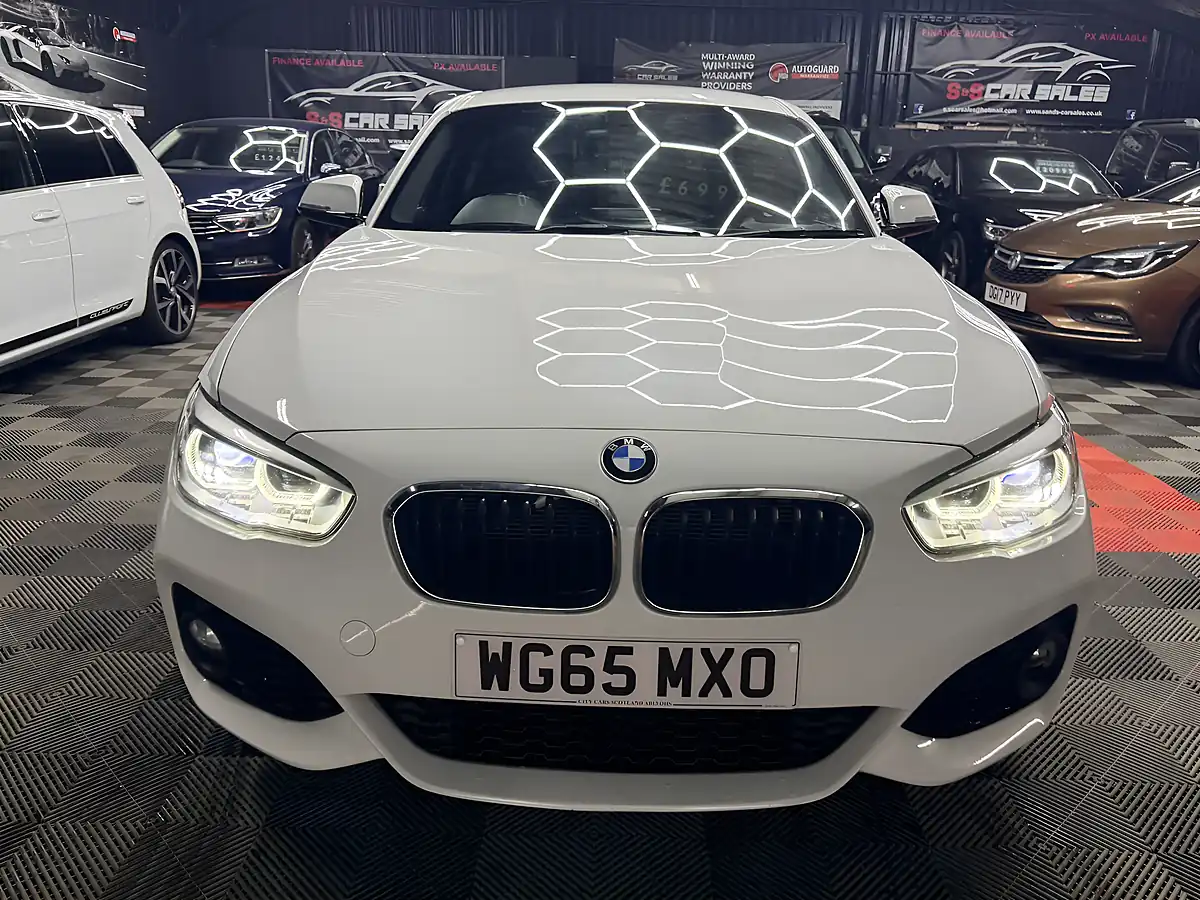 Used 2015 BMW 1 Series M Sport Alpine White - Interior and Exterior details 3
