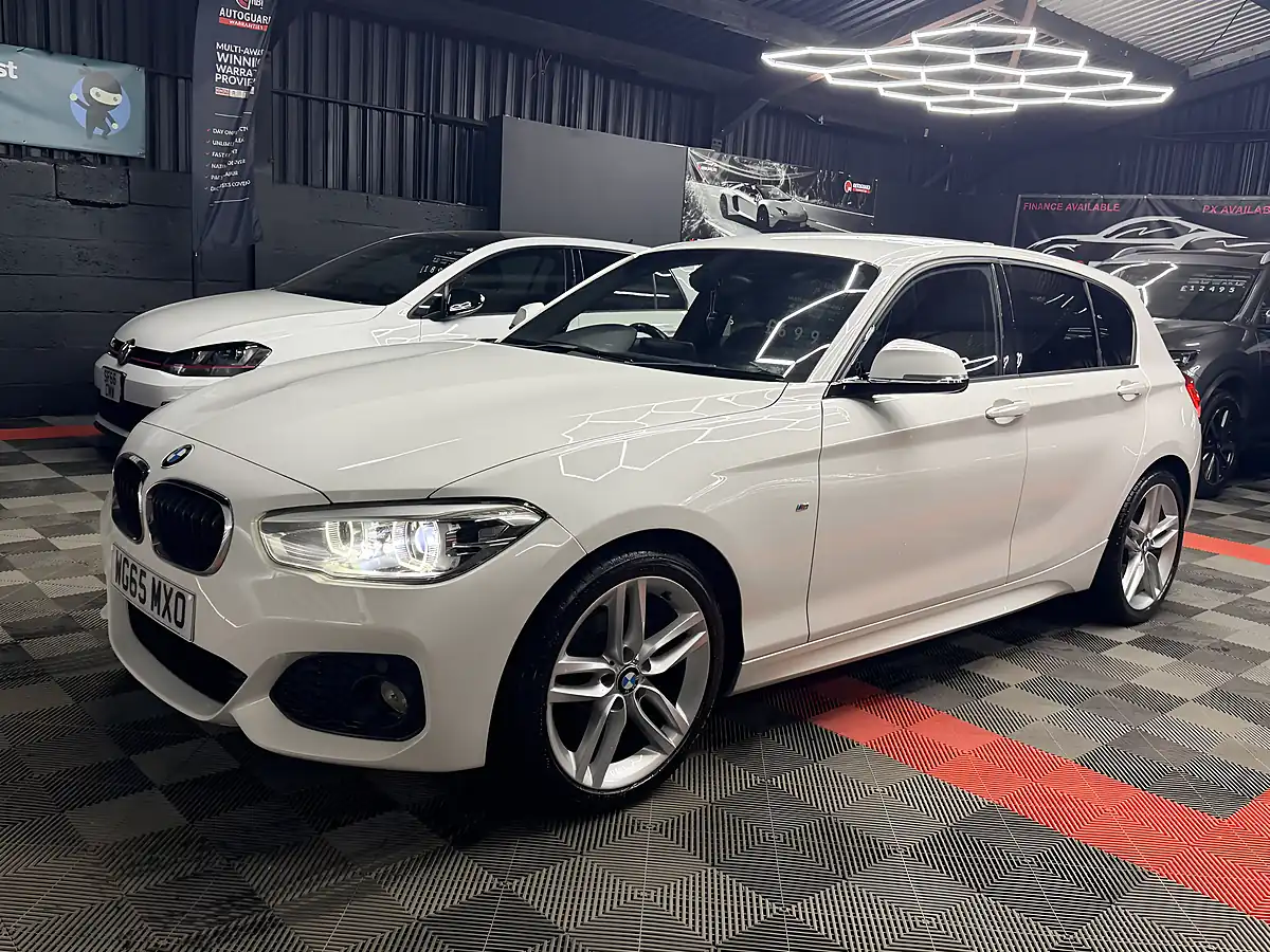 Used 2015 BMW 1 Series M Sport Alpine White - Interior and Exterior details 5