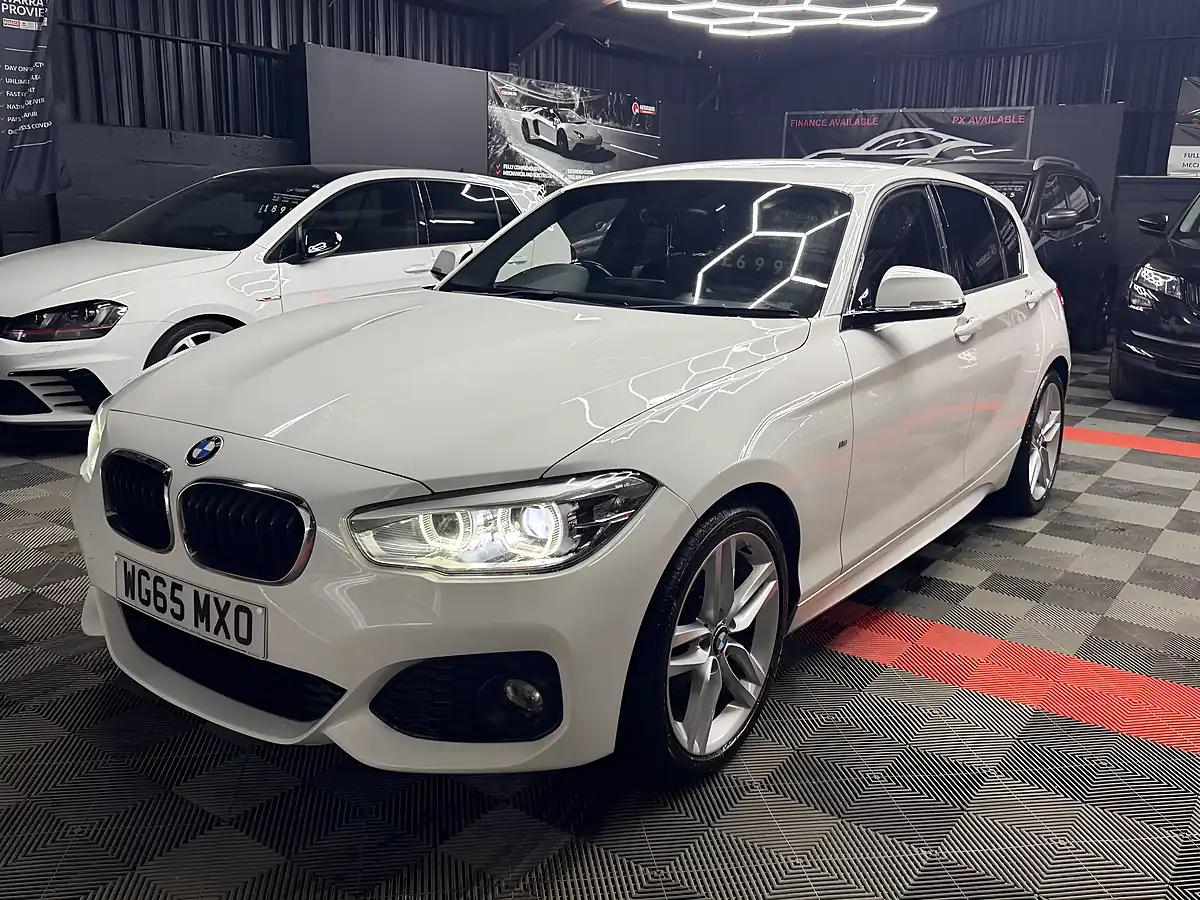 Used 2015 BMW 1 Series M Sport Alpine White - Interior and Exterior details 7