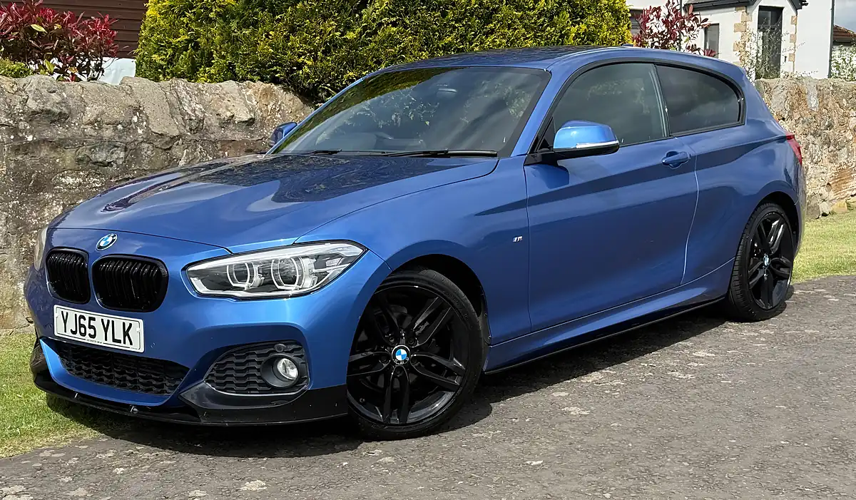 Used 2015 BMW 1 Series M Sport Blue - Front View