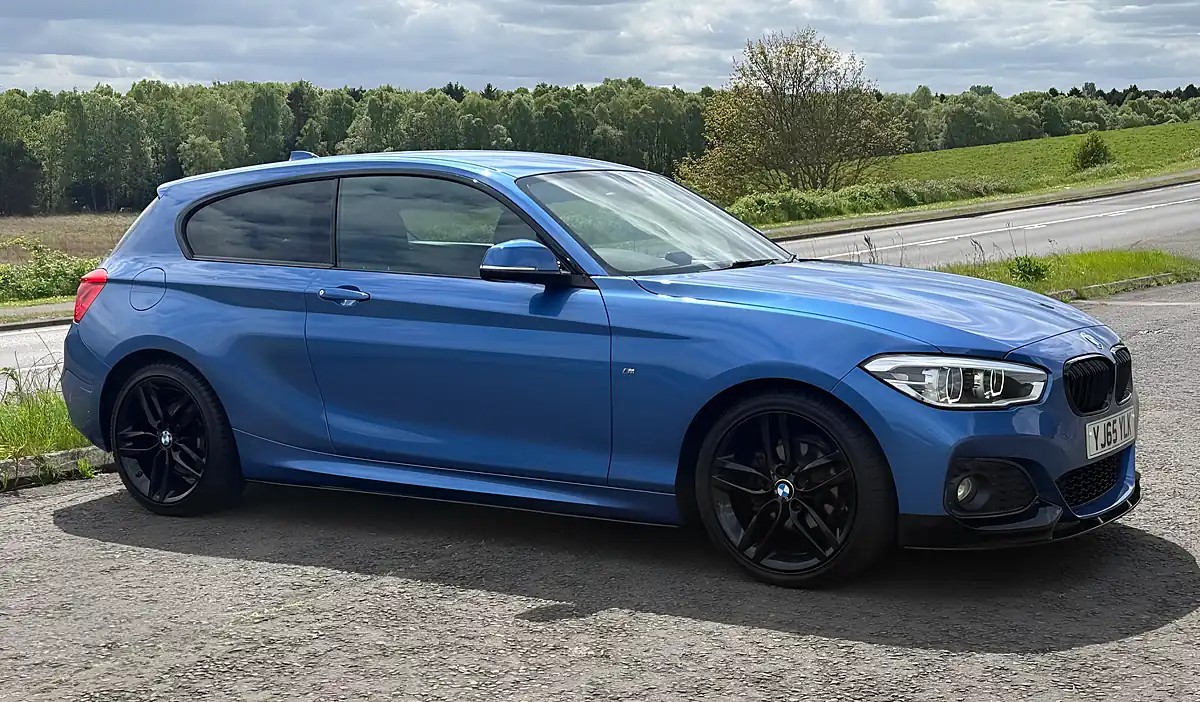 Used 2015 BMW 1 Series M Sport Blue - Interior and Exterior details 2