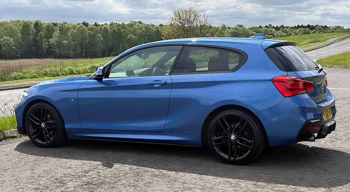 Used 2015 BMW 1 Series M Sport Blue - Interior and Exterior details 5