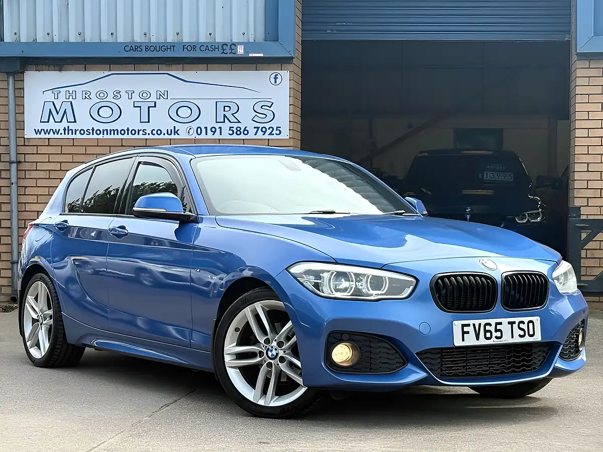 Used 2015 BMW 1 Series M Sport Blue - Front View