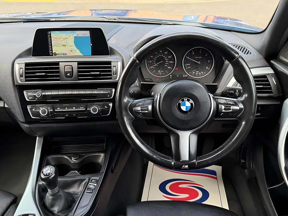 Used 2015 BMW 1 Series M Sport Blue - Interior and Exterior details 11