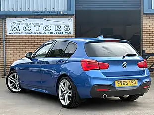Used 2015 BMW 1 Series M Sport Blue - Interior and Exterior details 3