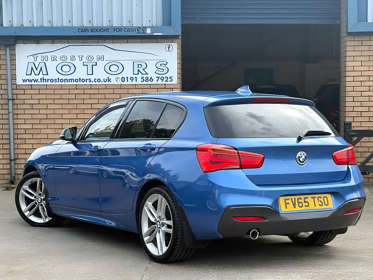 Used 2015 BMW 1 Series M Sport Blue - Interior and Exterior details 3