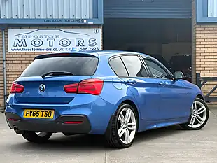 Used 2015 BMW 1 Series M Sport Blue - Interior and Exterior details 4