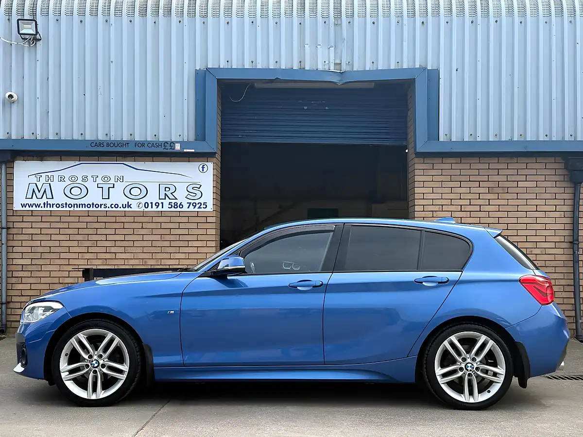 Used 2015 BMW 1 Series M Sport Blue - Interior and Exterior details 5