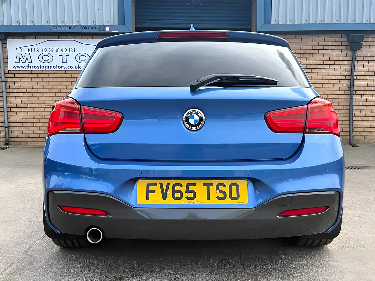 Used 2015 BMW 1 Series M Sport Blue - Interior and Exterior details 8