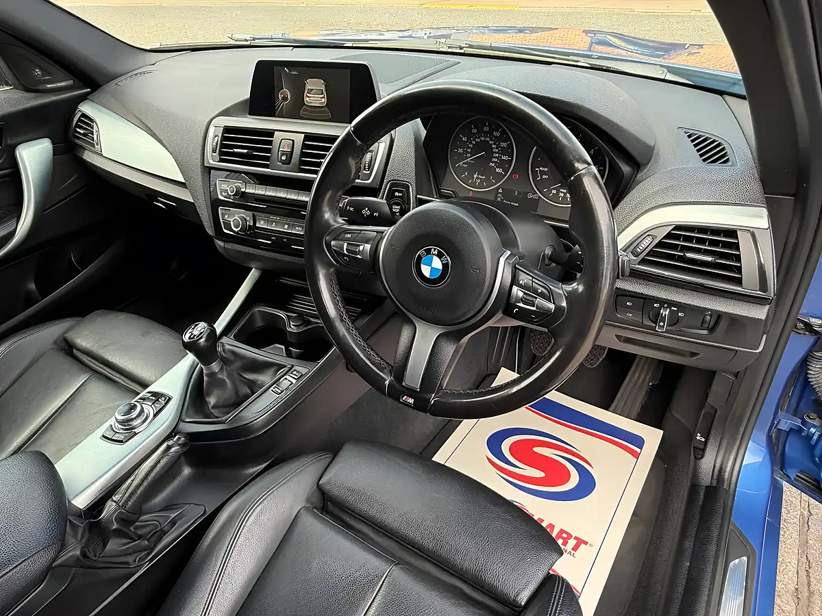 Used 2015 BMW 1 Series M Sport Blue - Interior and Exterior details 9