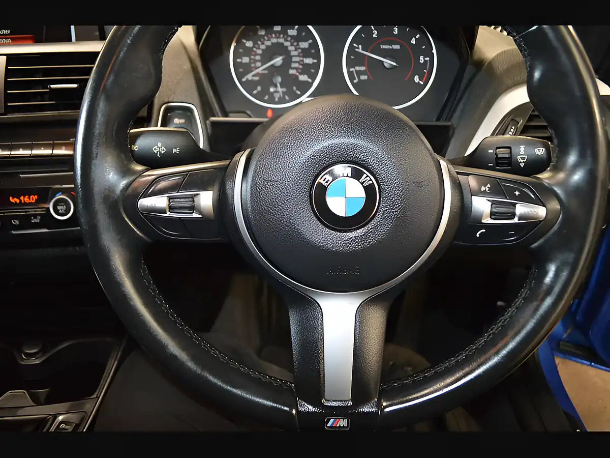Used 2015 BMW 1 Series M Sport Estoril Blue - Interior and Exterior details 11