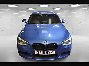 Used 2015 BMW 1 Series M Sport Estoril Blue - Interior and Exterior details 2