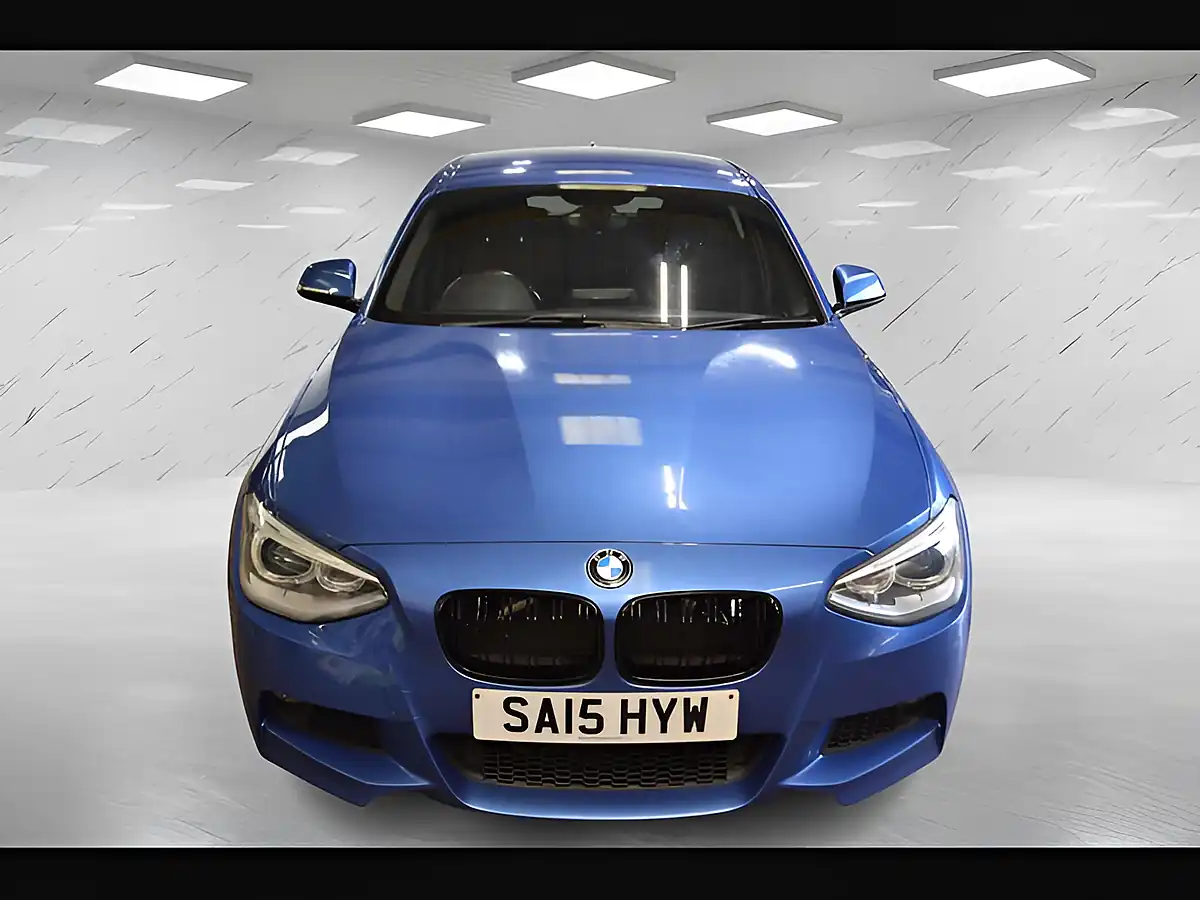 Used 2015 BMW 1 Series M Sport Estoril Blue - Interior and Exterior details 2