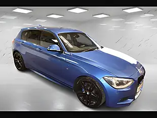 Used 2015 BMW 1 Series M Sport Estoril Blue - Interior and Exterior details 4