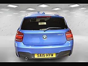 Used 2015 BMW 1 Series M Sport Estoril Blue - Interior and Exterior details 7