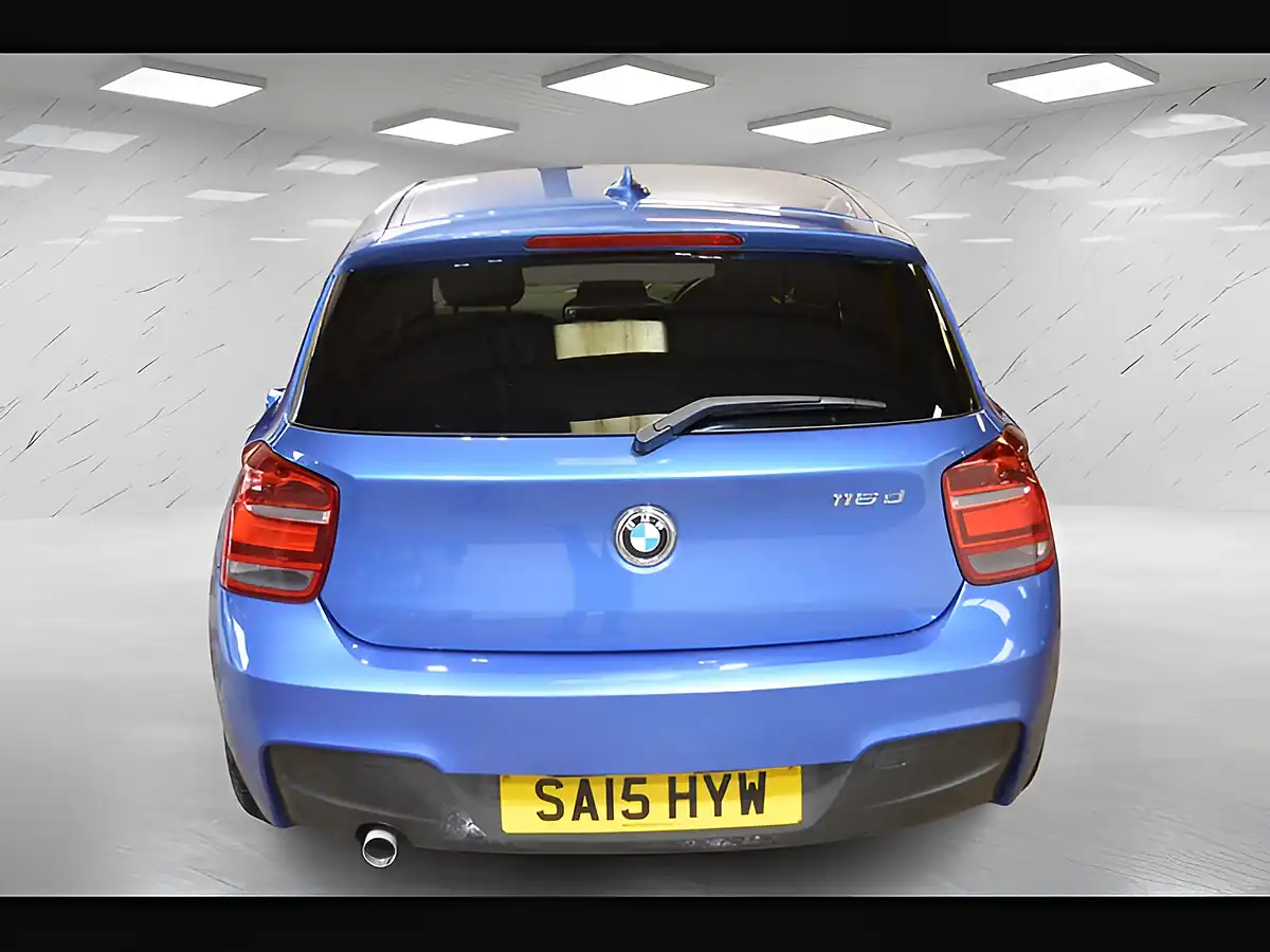 Used 2015 BMW 1 Series M Sport Estoril Blue - Interior and Exterior details 7
