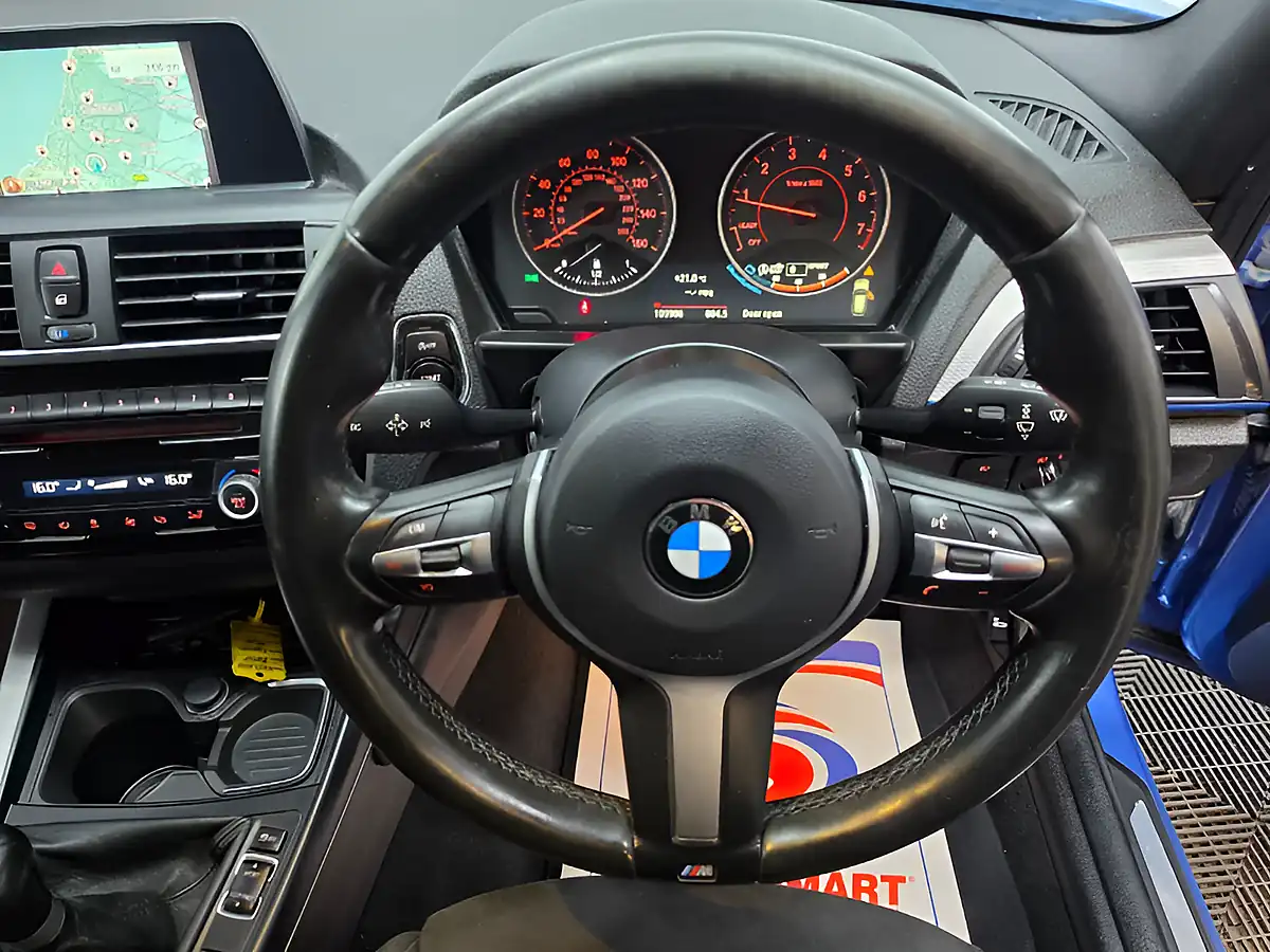 Used 2015 BMW 1 Series M Sport Estoril Blue - Interior and Exterior details 10