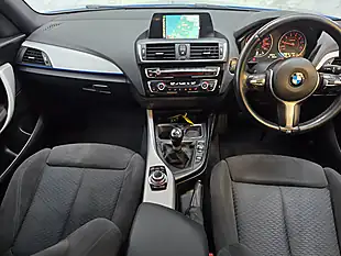 Used 2015 BMW 1 Series M Sport Estoril Blue - Interior and Exterior details 11