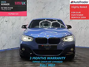 Used 2015 BMW 1 Series M Sport Estoril Blue - Interior and Exterior details 2