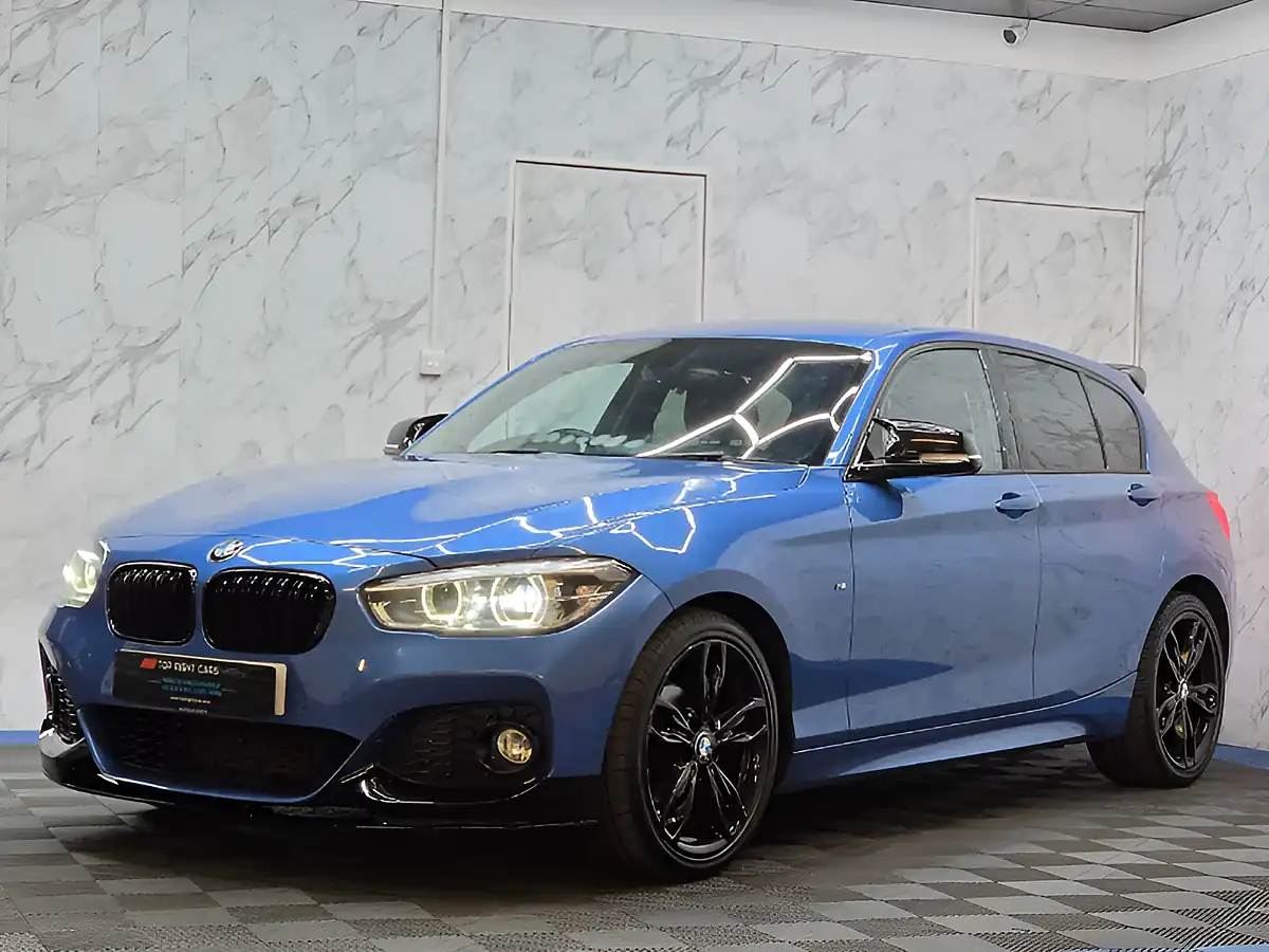 Used 2015 BMW 1 Series M Sport Estoril Blue - Interior and Exterior details 4