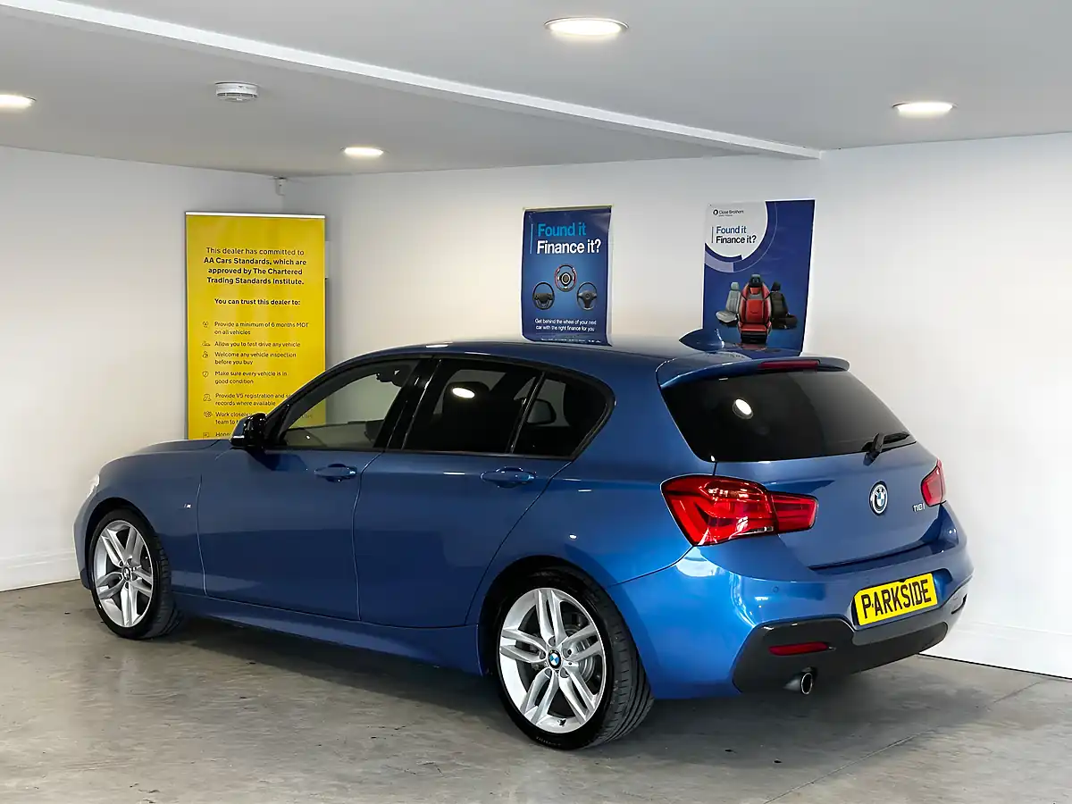 Used 2015 BMW 1 Series M Sport Estoril Blue - Interior and Exterior details 4
