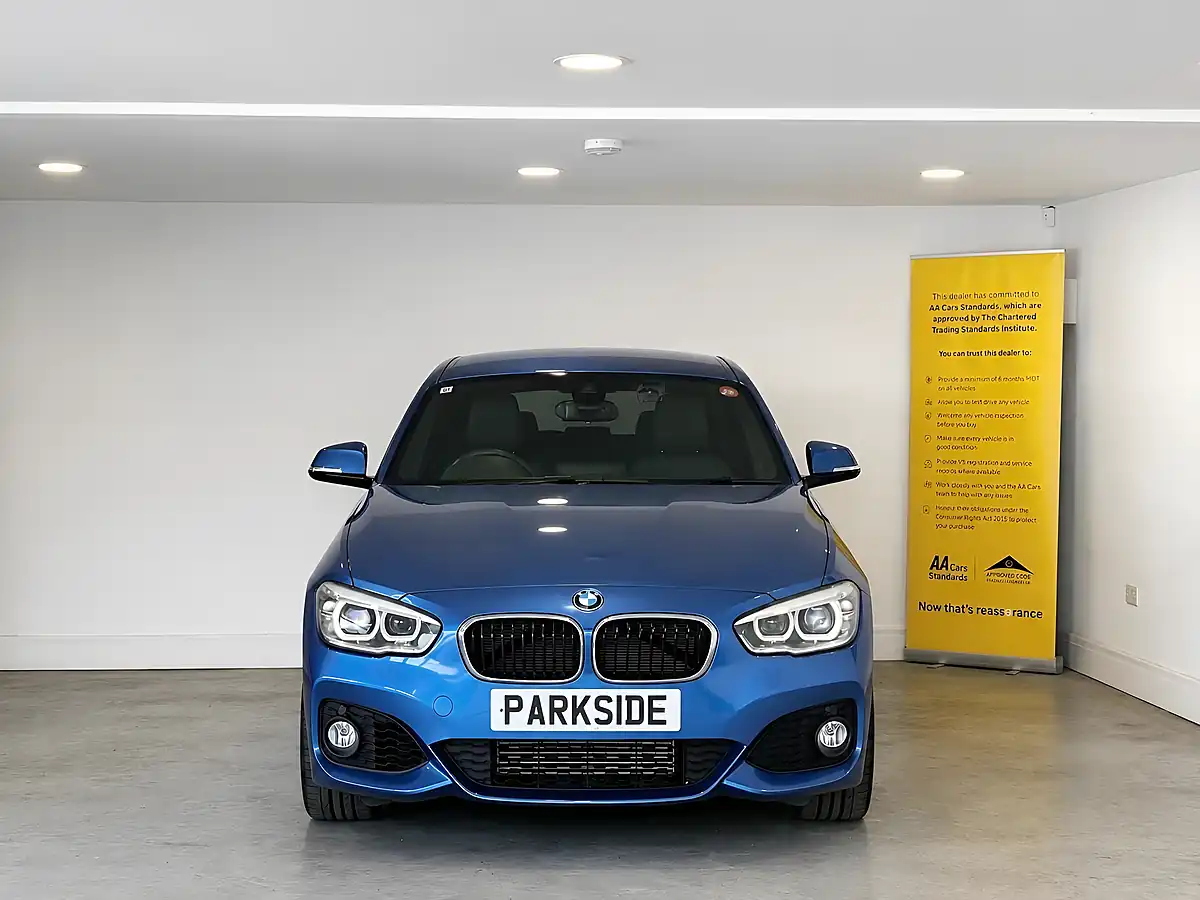 Used 2015 BMW 1 Series M Sport Estoril Blue - Interior and Exterior details 5