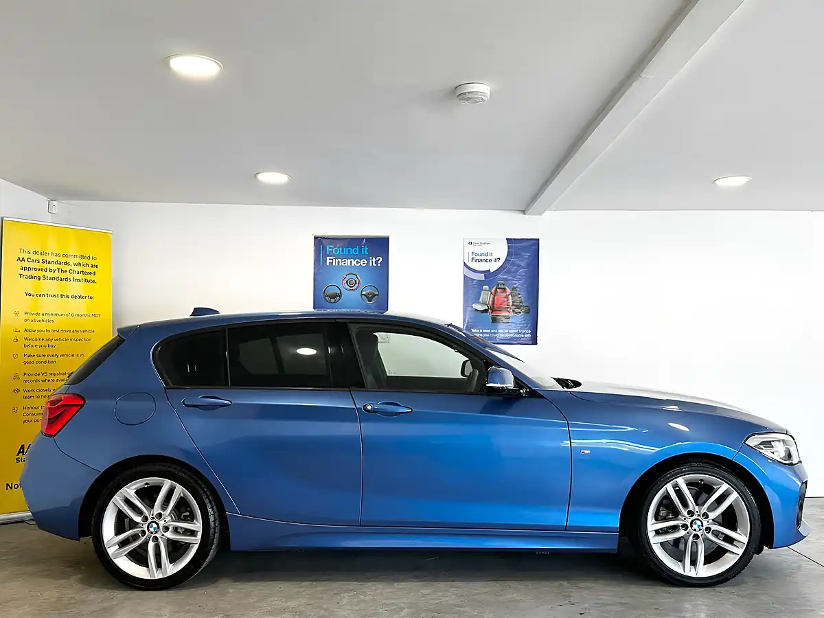 Used 2015 BMW 1 Series M Sport Estoril Blue - Interior and Exterior details 7