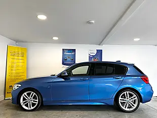 Used 2015 BMW 1 Series M Sport Estoril Blue - Interior and Exterior details 9
