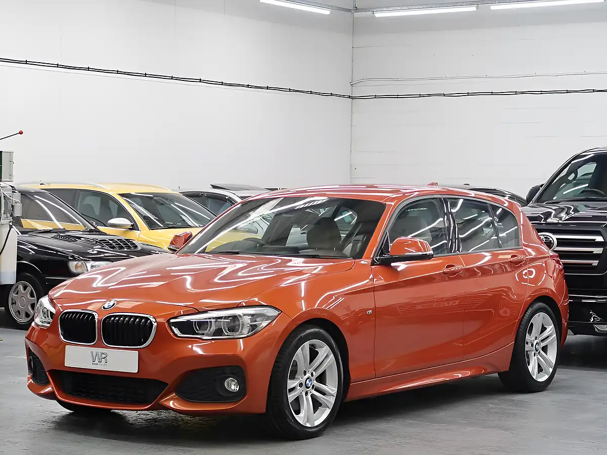 Used 2015 BMW 1 Series M Sport Orange - Interior and Exterior details 6