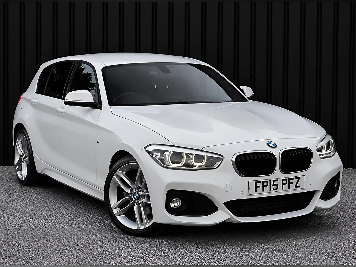 Used 2015 BMW 1 Series M Sport White - Front View