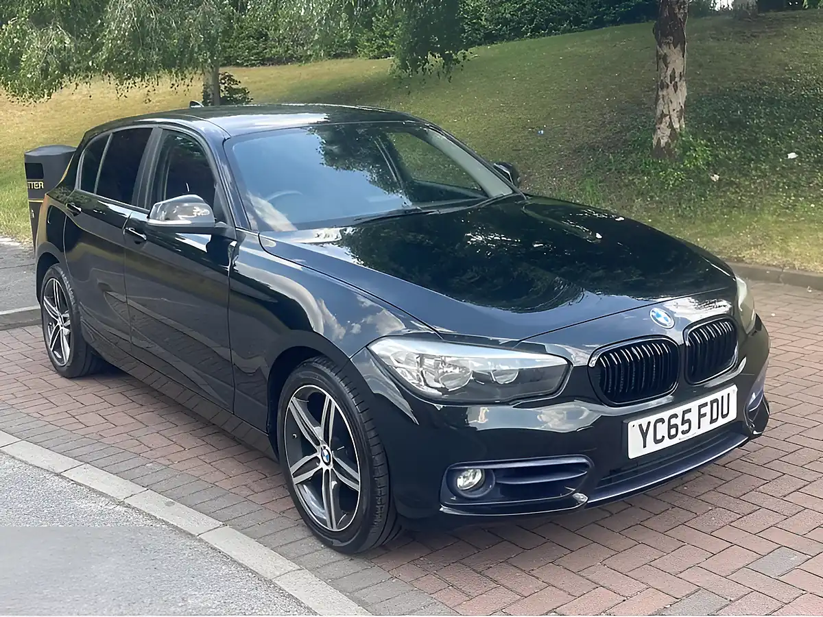 Used 2015 BMW 1 Series Sport Black - Front View