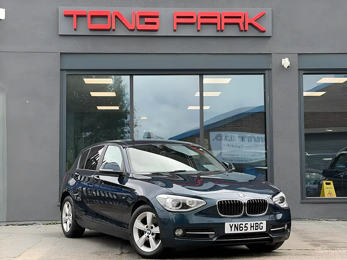 Used 2015 BMW 1 Series Sport Blue - Front View
