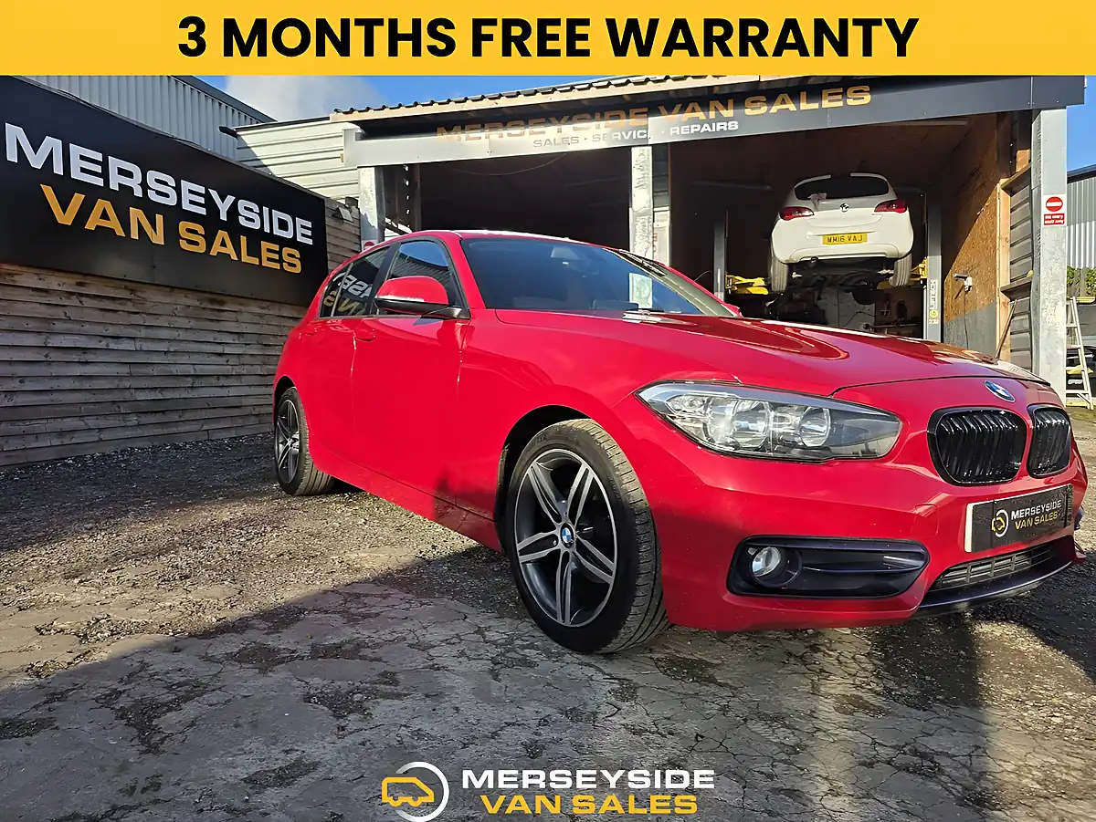 Used 2015 BMW 1 Series Sport Crimson Red - Front View