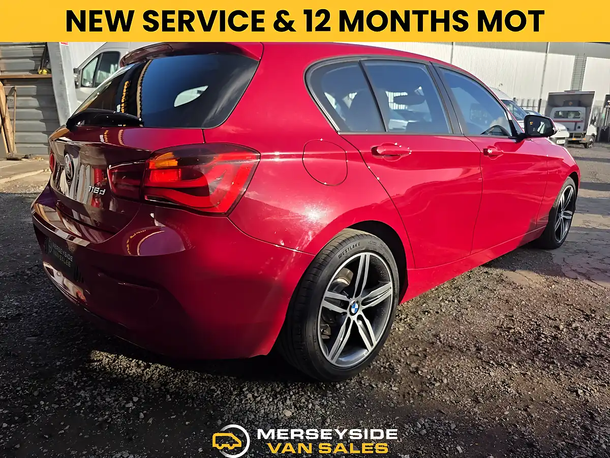 Used 2015 BMW 1 Series Sport Crimson Red - Interior and Exterior details 2