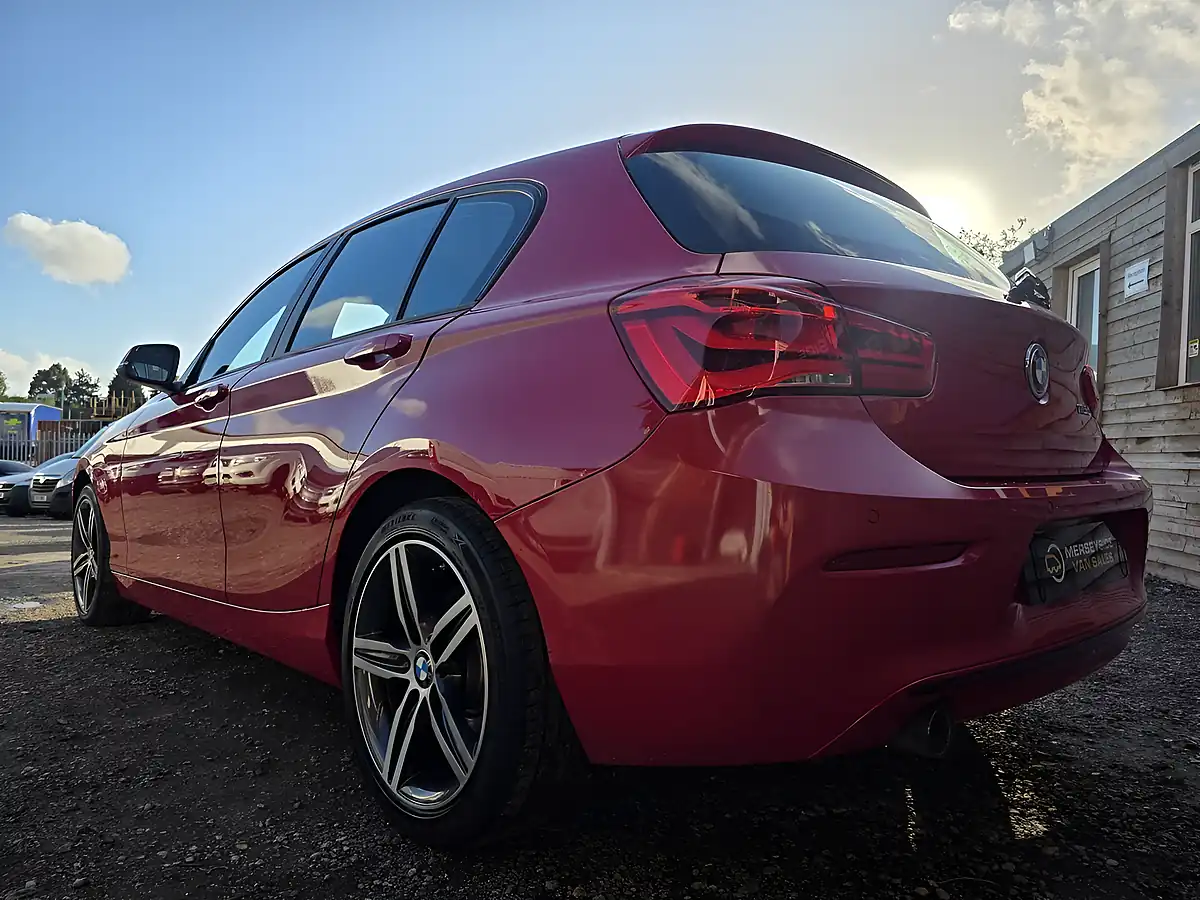 Used 2015 BMW 1 Series Sport Crimson Red - Interior and Exterior details 3