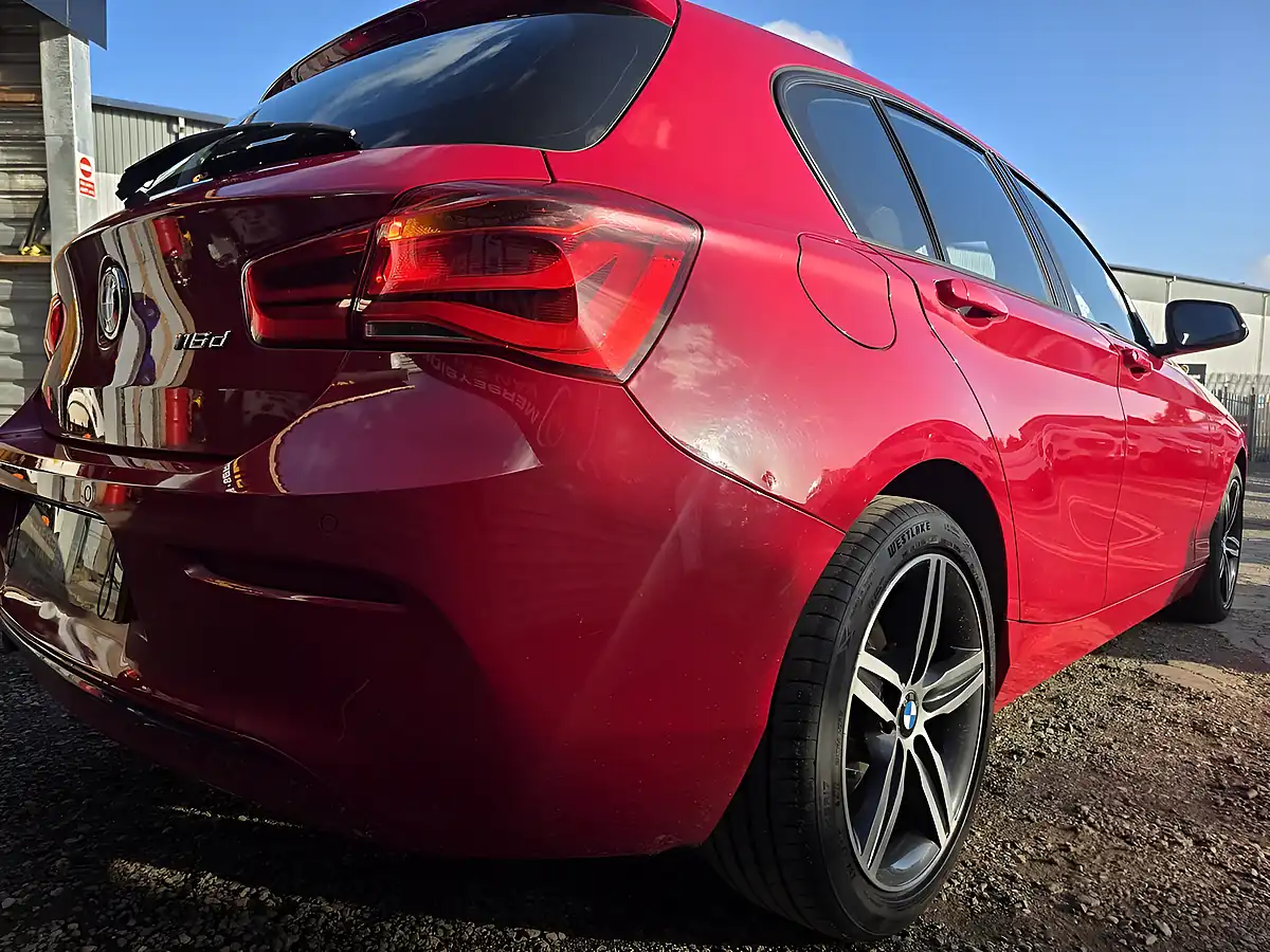 Used 2015 BMW 1 Series Sport Crimson Red - Interior and Exterior details 8