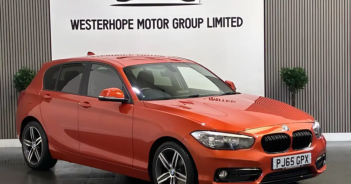 Used 2015 BMW 1 Series Sport Orange - Front View