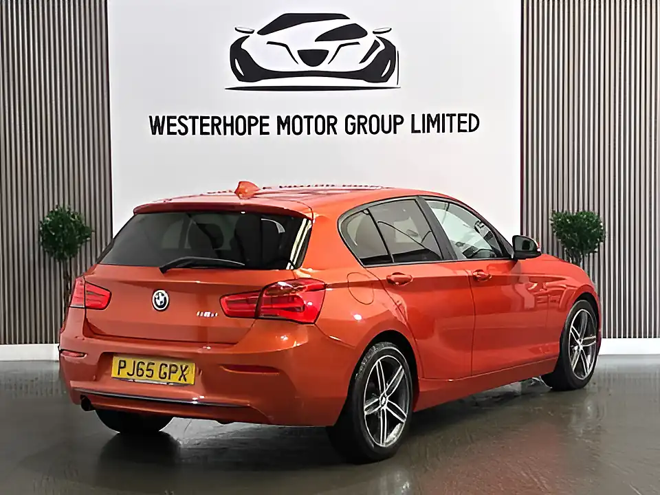 Used 2015 BMW 1 Series Sport Orange - Interior and Exterior details 4