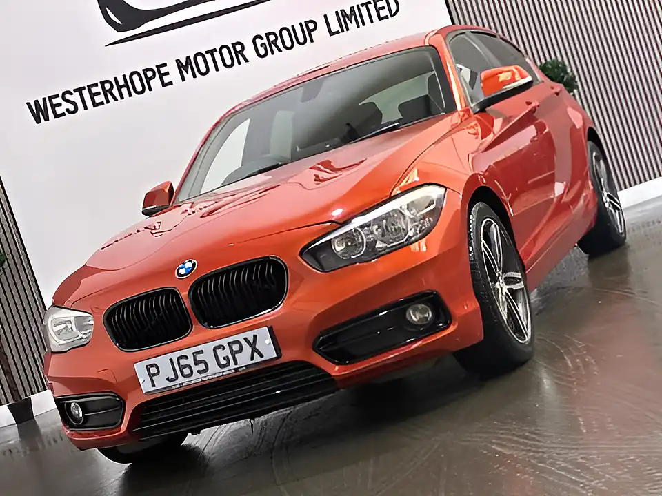 Used 2015 BMW 1 Series Sport Orange - Interior and Exterior details 8
