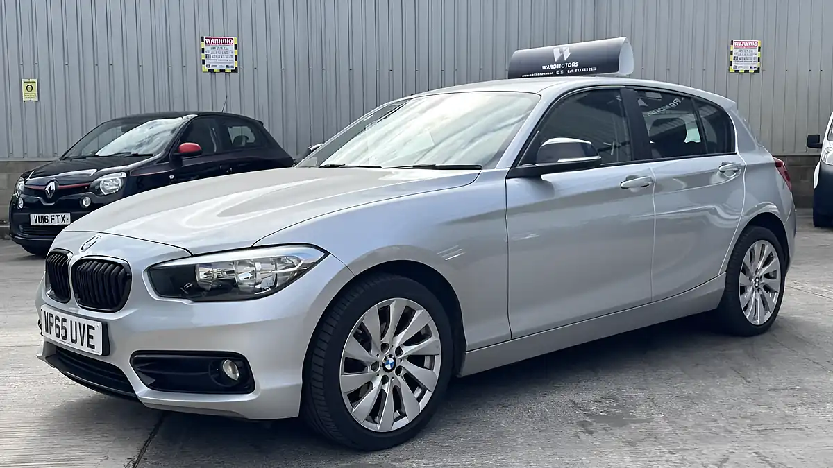Used 2015 BMW 1 Series Sport Silver - Front View