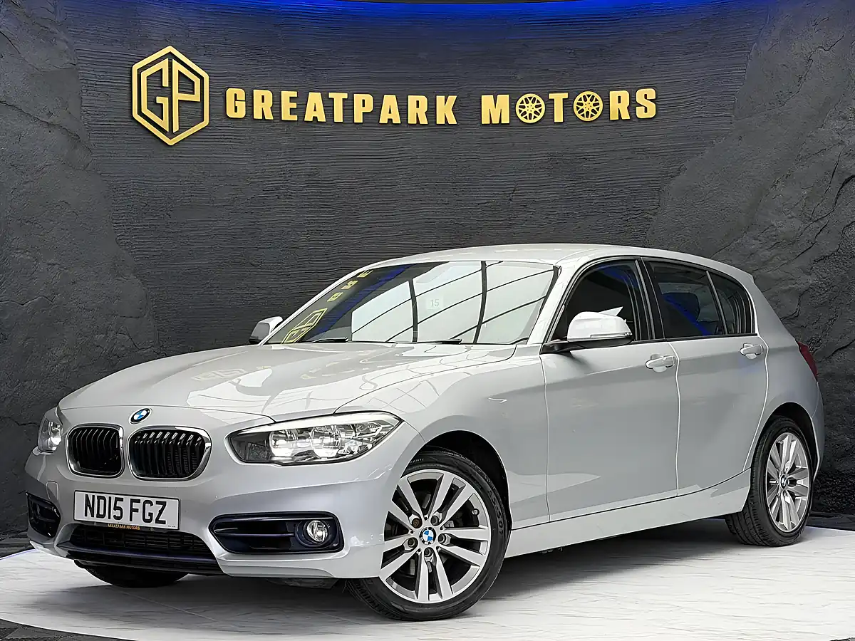 Used 2015 BMW 1 Series Sport Silver - Front View