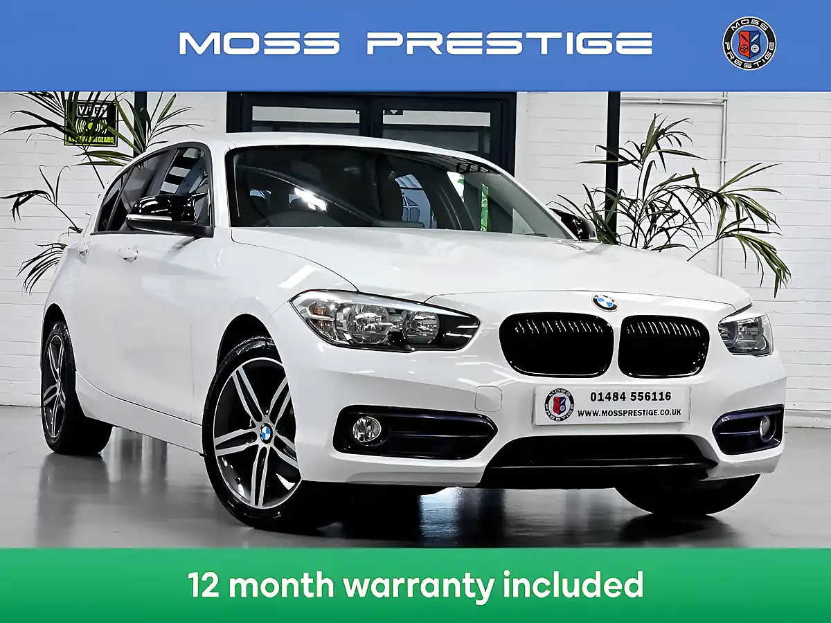 Used 2015 BMW 1 Series Sport White - Front View