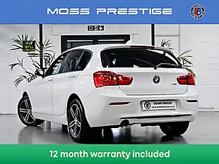 Used 2015 BMW 1 Series Sport White - Interior and Exterior details 2