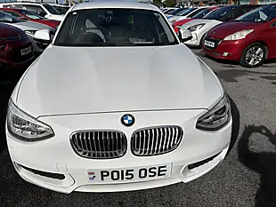 Used 2015 BMW 1 Series White - Interior and Exterior details 2