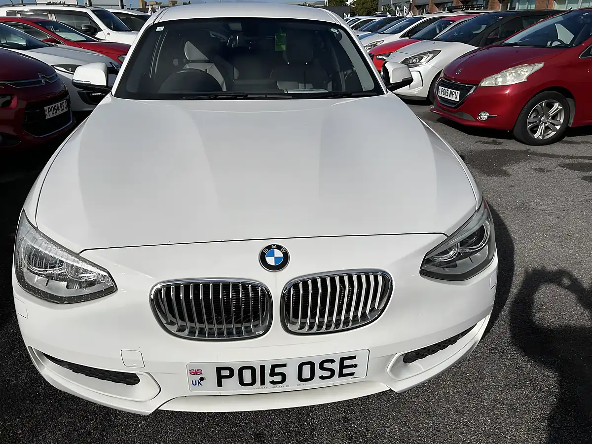 Used 2015 BMW 1 Series White - Interior and Exterior details 2