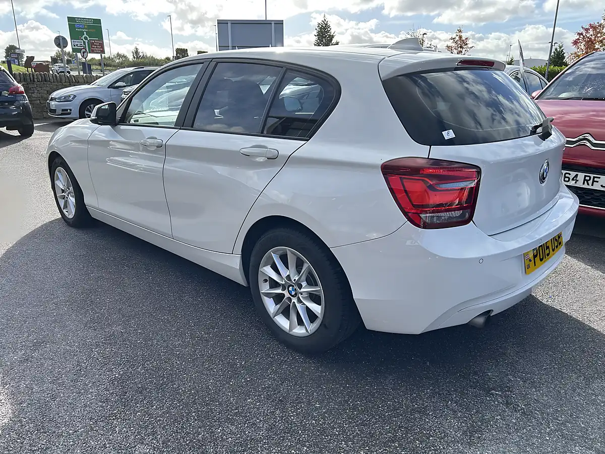 Used 2015 BMW 1 Series White - Interior and Exterior details 4