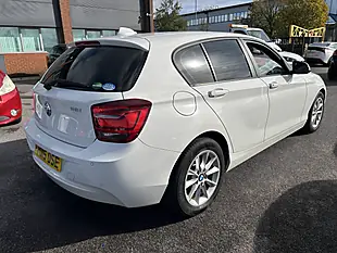 Used 2015 BMW 1 Series White - Interior and Exterior details 5
