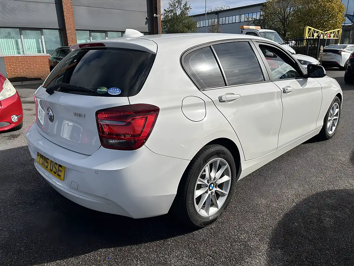 Used 2015 BMW 1 Series White - Interior and Exterior details 5
